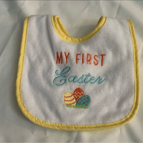 Hudson Baby Infant Cotton Terry Drooler Holiday Bibs - Picture 7 of 9